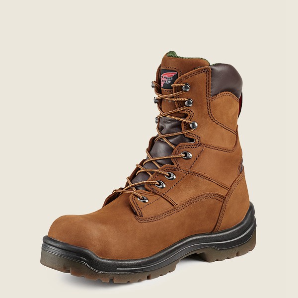 Bottes de Sécurité Red Wing - King Toe® - 8-Inch Insulated Waterproof Toe - Marron - Homme 357FJQPUA